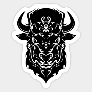 Tribal Bison Sticker
